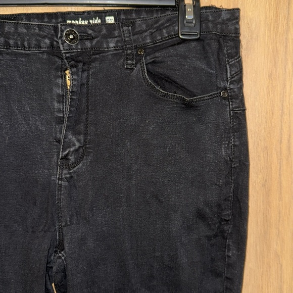 Monkey Ride Black Jeans - Picture 2 of 4